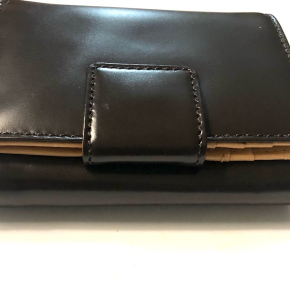 Authentic NWT KATE SPADE Black Leather Lisa Greenwich Avenue Trifold Wallet - Picture 5 of 11